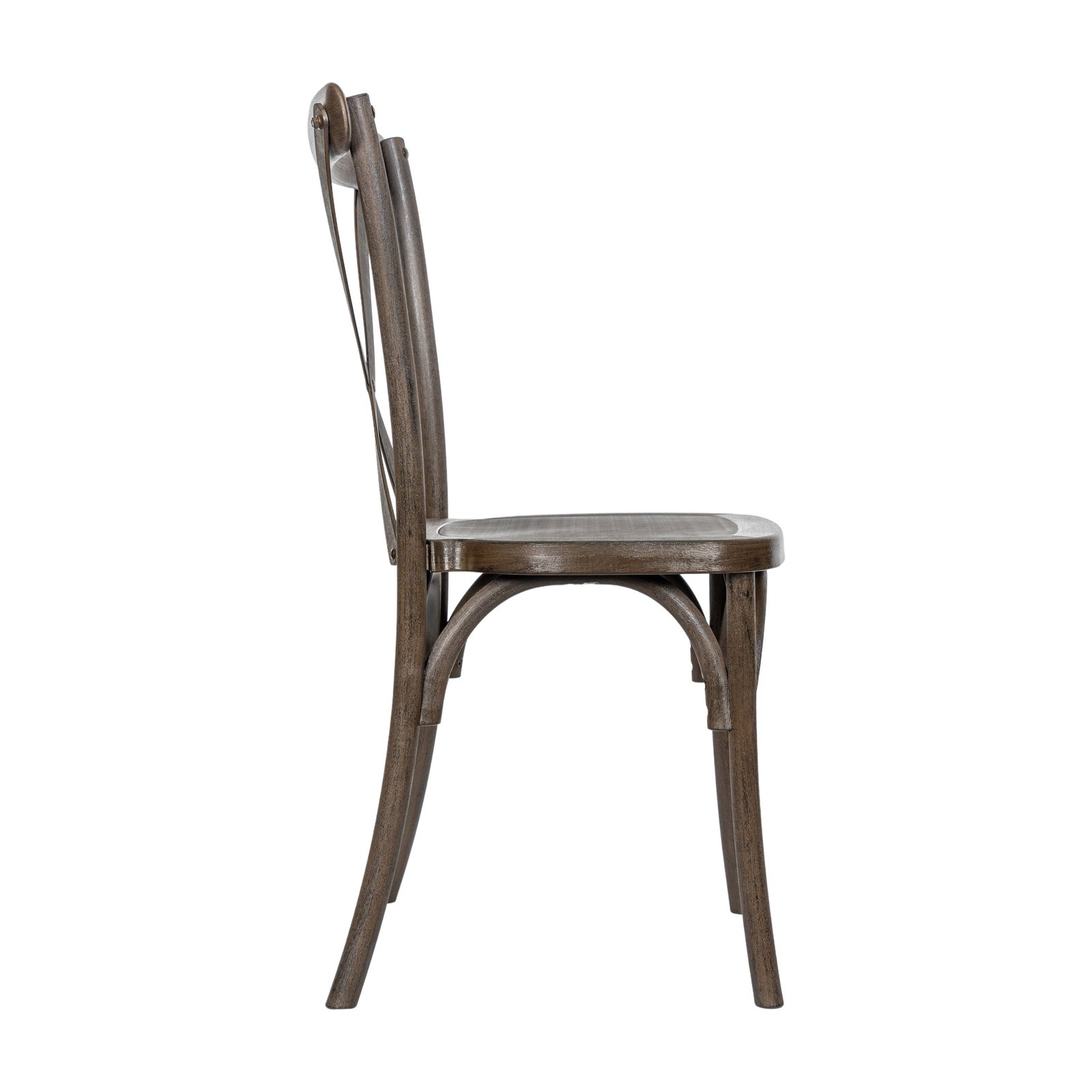 HERCULES Commercial Indoor/Outdoor Wood Look Resin Cross Back Style Chair - Image 20