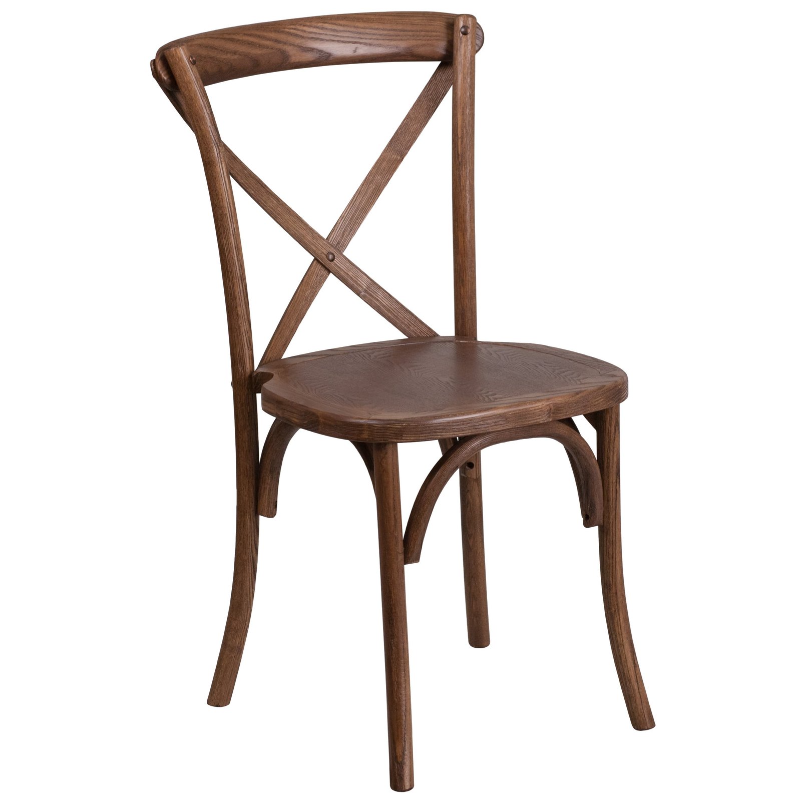 HERCULES Series Stackable Wood Cross Back Chair - Image 13