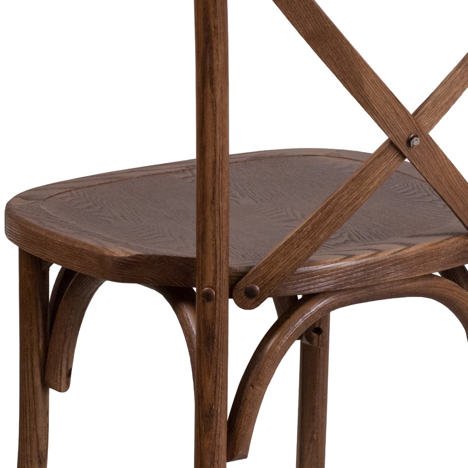 HERCULES Series Stackable Wood Cross Back Chair - Image 20