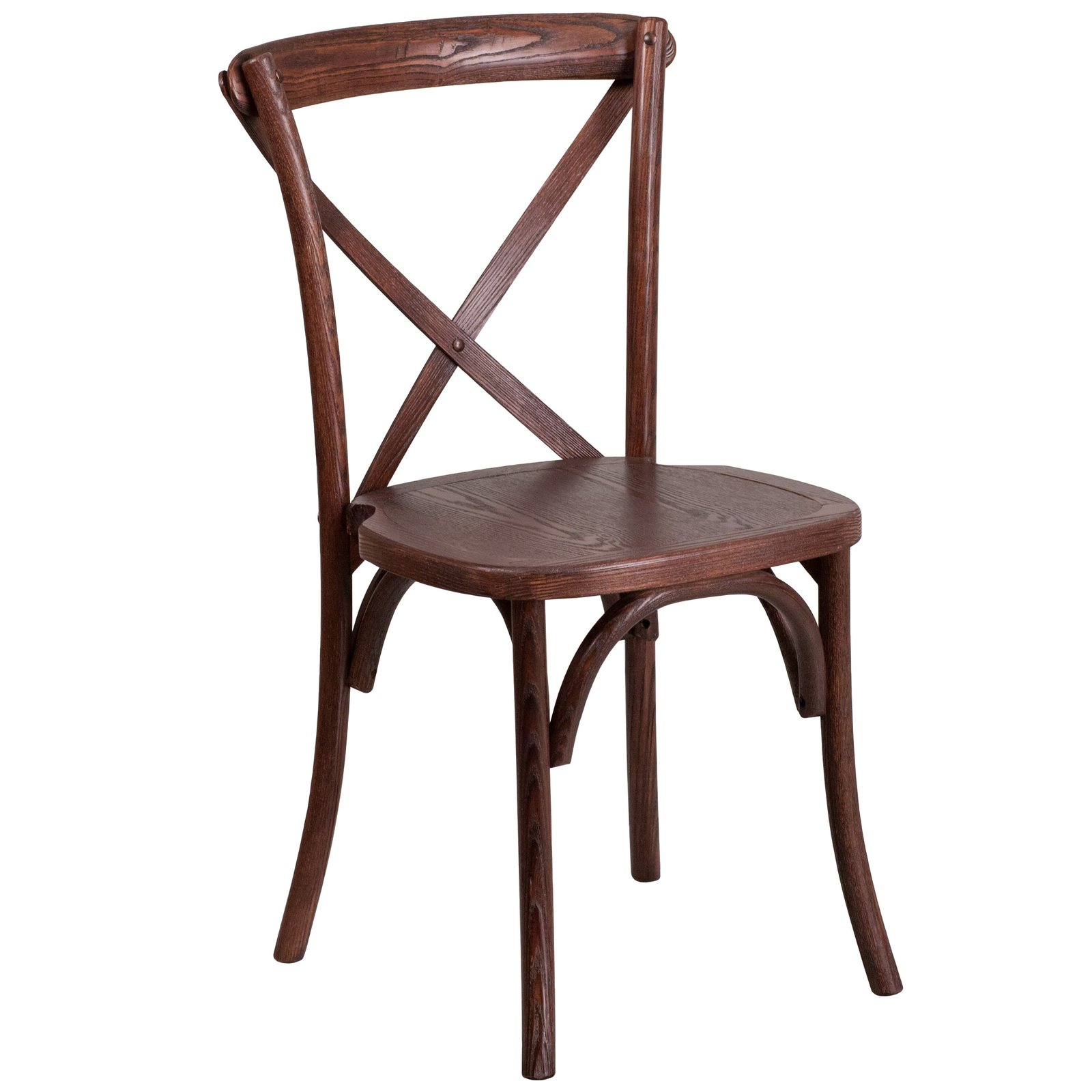 HERCULES Series Stackable Wood Cross Back Chair - Image 25