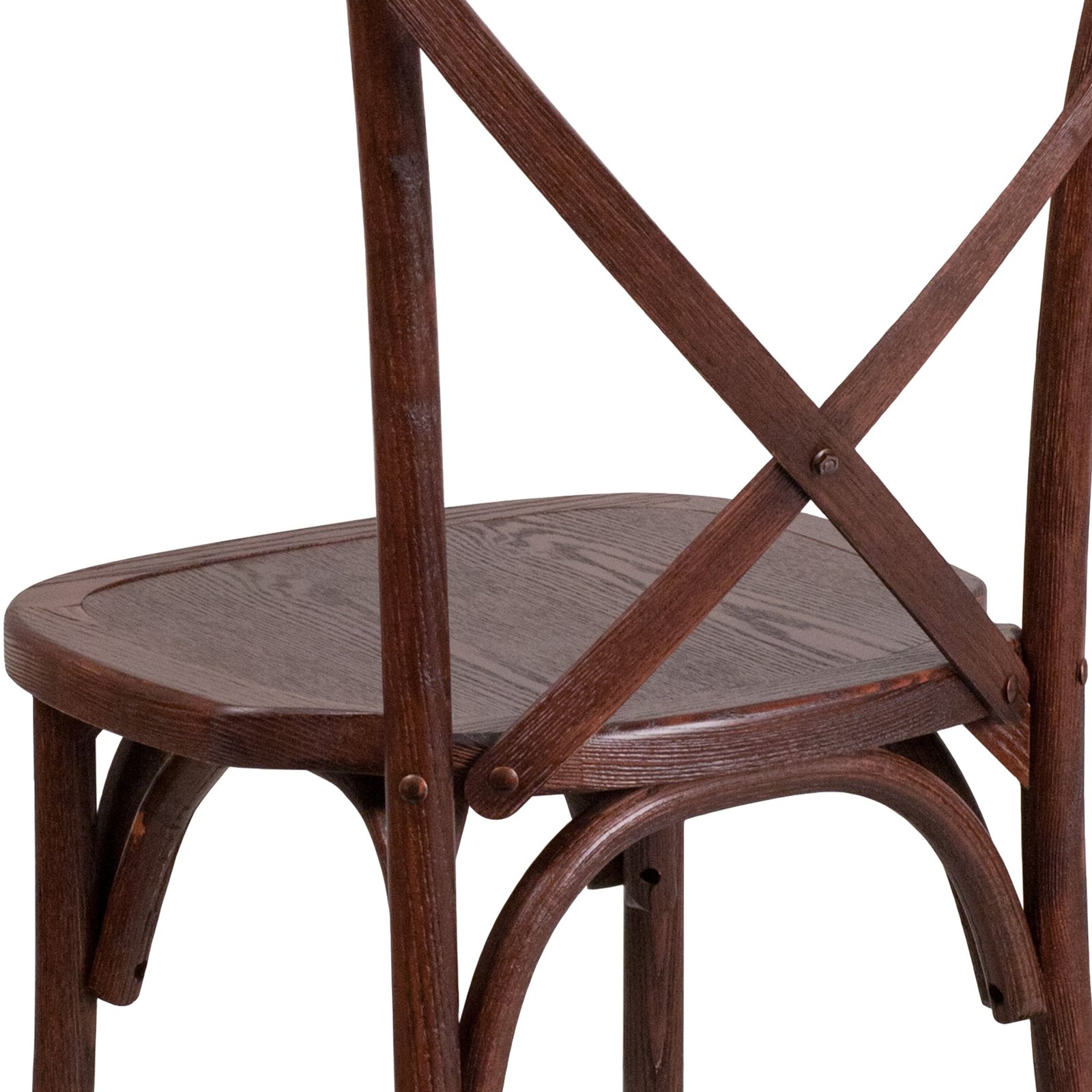 HERCULES Series Stackable Wood Cross Back Chair - Image 31