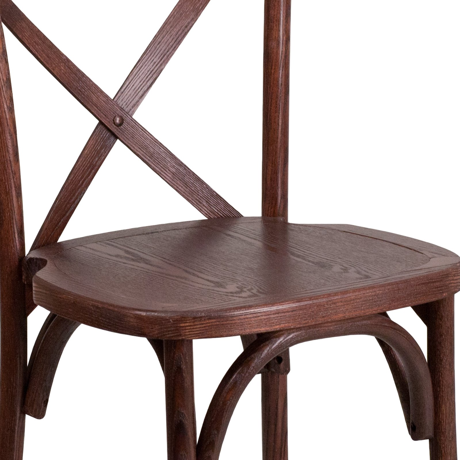 HERCULES Series Stackable Wood Cross Back Chair - Image 34