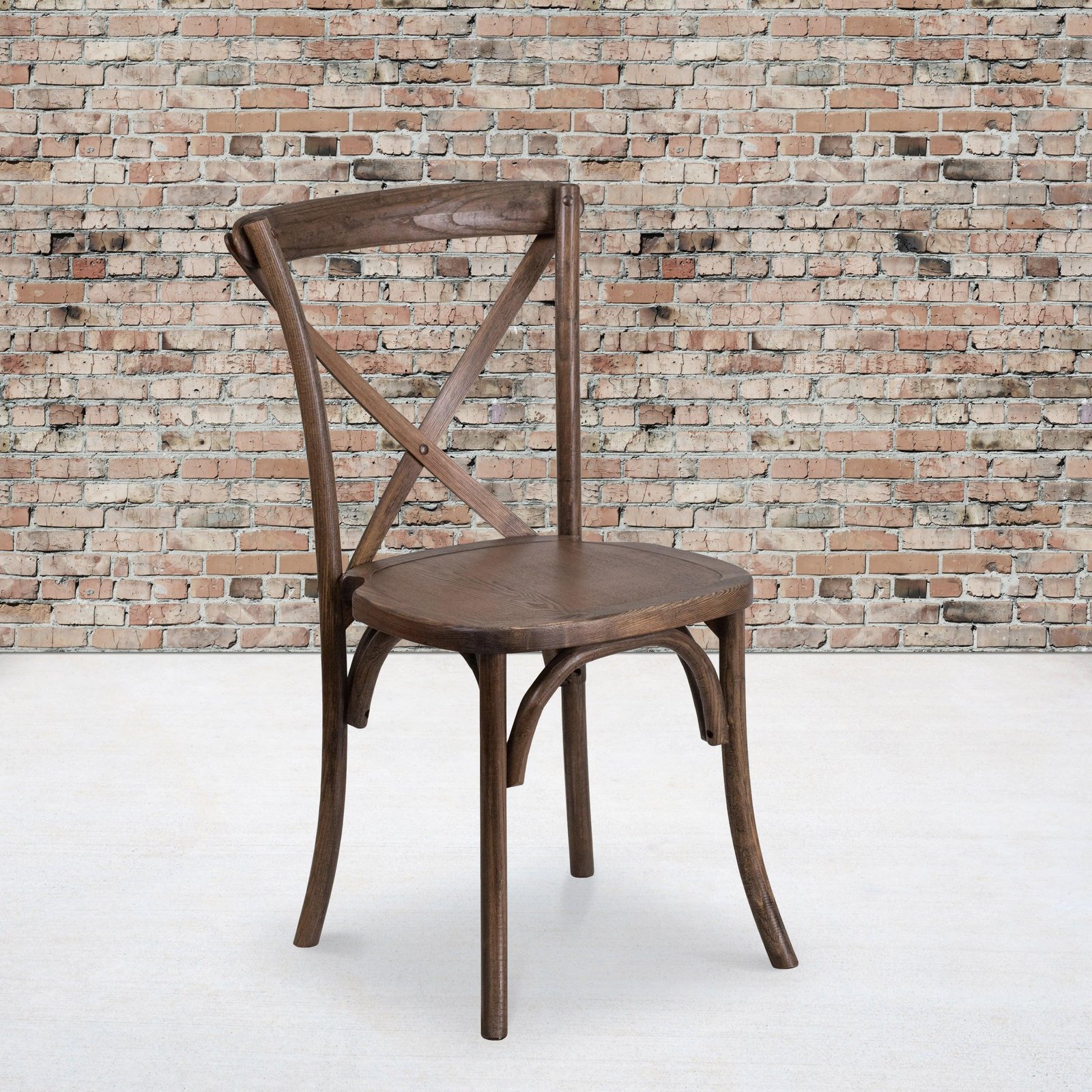 HERCULES Series Stackable Wood Cross Back Chair - Image 37