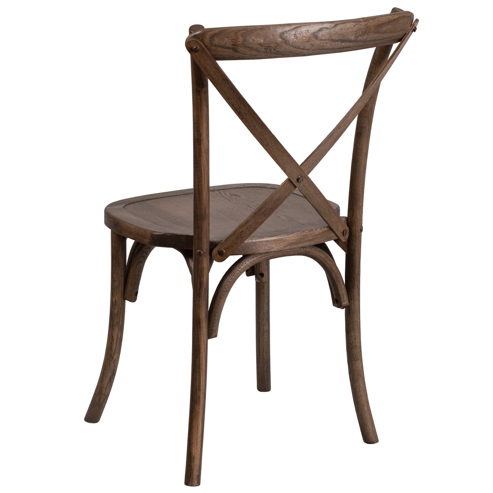 HERCULES Series Stackable Wood Cross Back Chair - Image 42