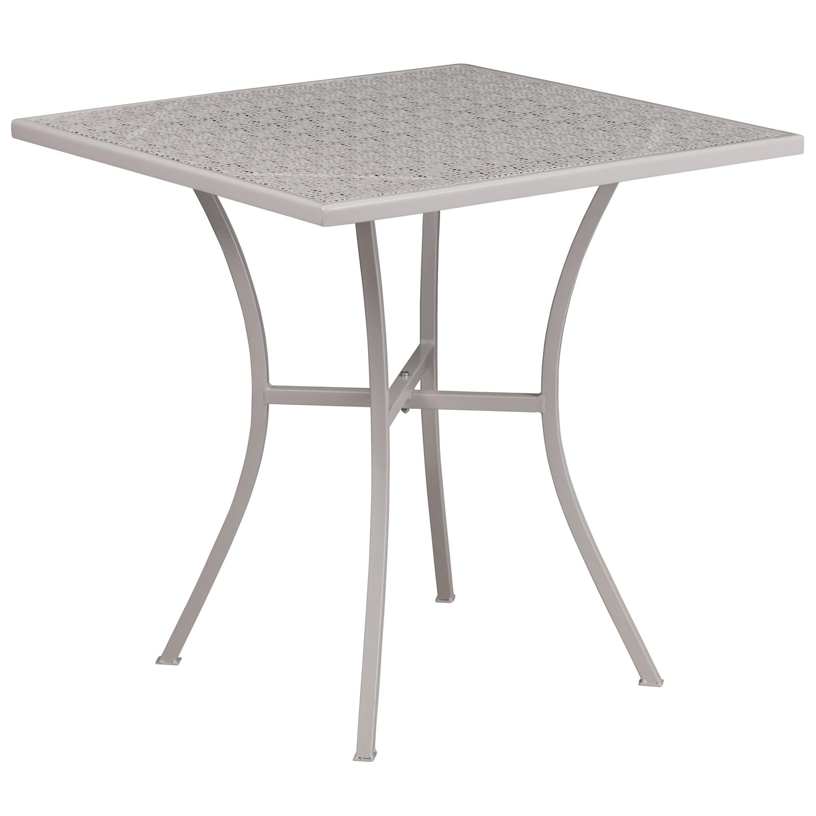 Commercial Grade Square Patio Table | Outdoor Steel Square Patio Table - Image 16