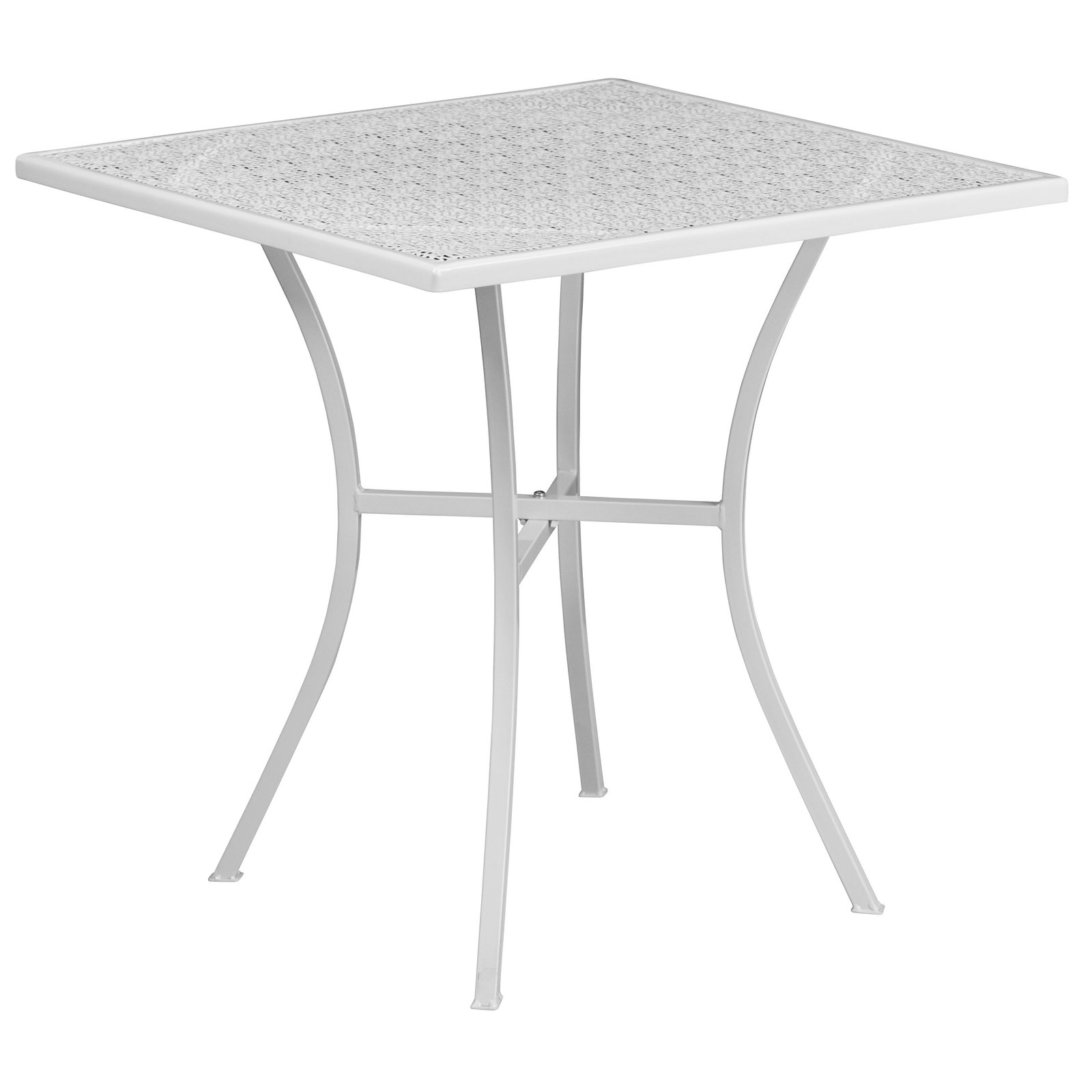 Commercial Grade Square Patio Table | Outdoor Steel Square Patio Table - Image 19