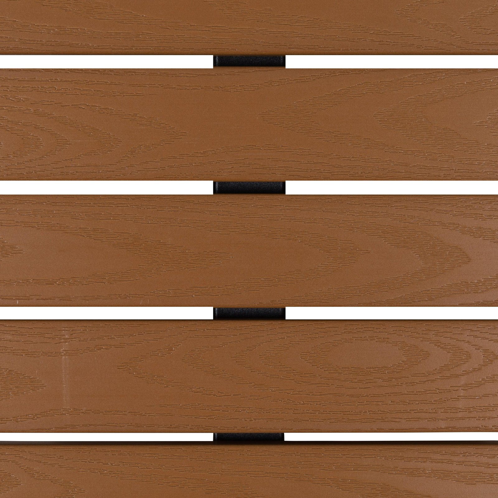 Outdoor Patio Bistro Dining Table with Faux Teak Poly Slats - Image 10